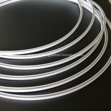 High pressure carbon fiber filled PTFE spring seal